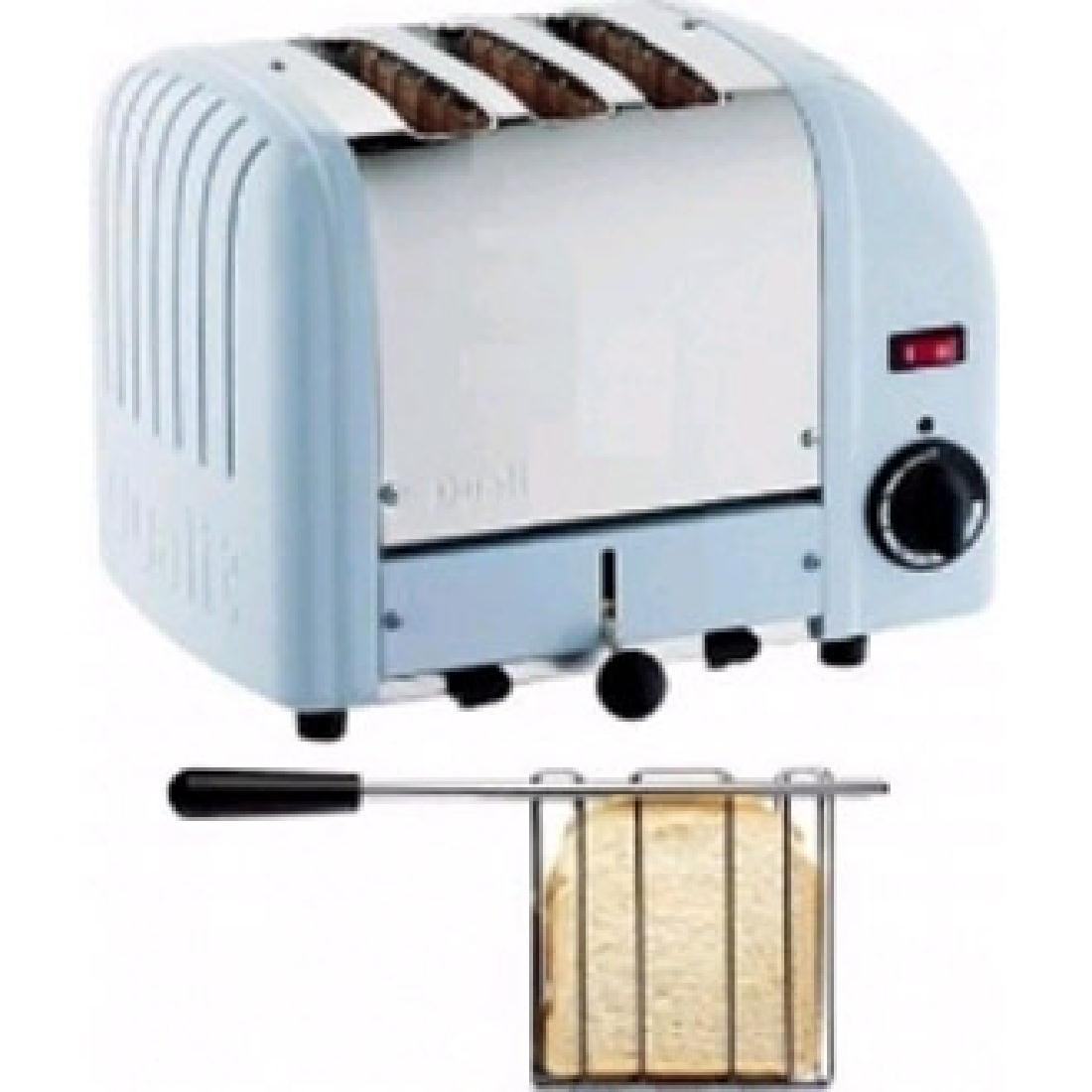 Dualit 2 1 Combi Vario 3 Slice Toaster Glacier Blue 31265