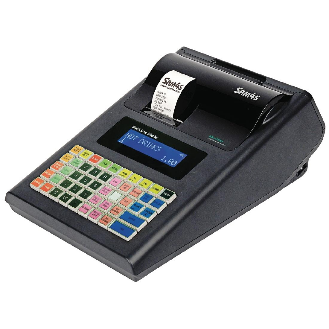 Portable battery operated cash register store