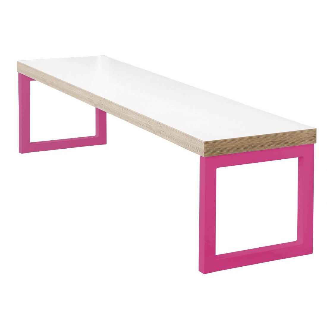 Pink dining bench deals