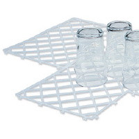 Glass Mats, Clear stacking mats. Box quantity 10