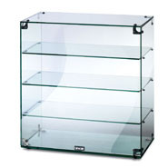 Lincat Seal Ambient Glass Display Cabinet, 4 shelves. Without doors. Model: GC46. 
