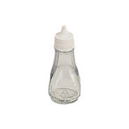 Glass Shaker Salt Pot, With plastic cap. Box quantity 12.