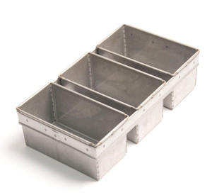 400g Bread Tin Strap of 3 - Alusteel - BT400G3S