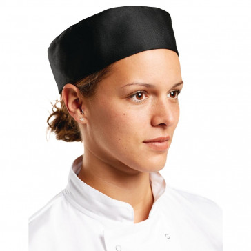 Whites Chefs Skull Cap Black 22in