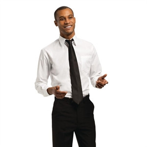 Uniform Works Dress Shirt Long Sleeve White M