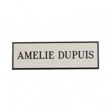 Name Badges White