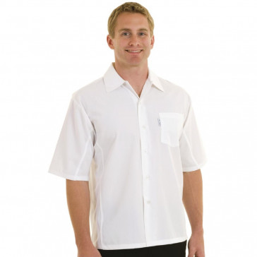 Chef Works Unisex Cool Vent Chefs Shirt White S