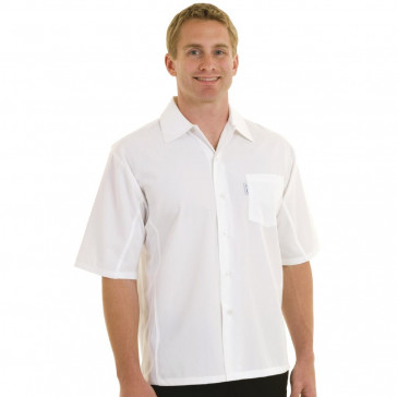 Chef Works Unisex Cool Vent Chefs Shirt White XS