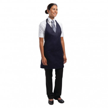 Uniform Works Tuxedo Bib Apron Navy