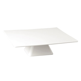 Square pedestal cake stand hot sale