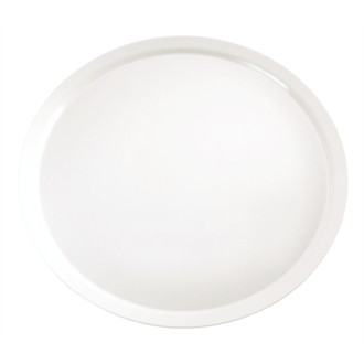 APS Pure White Round Melamine Tray