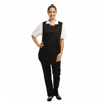 Tabard With Pocket Black Large
