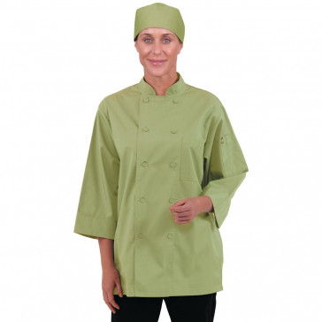 Colour By Chef Works Unisex Chefs Jacket Lime XL