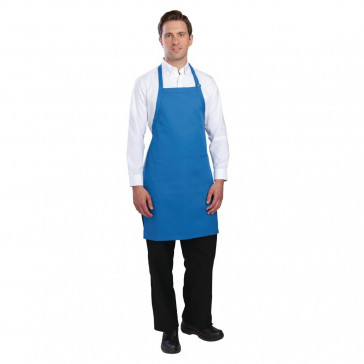 Colour by Chef Works Bib Apron Blue