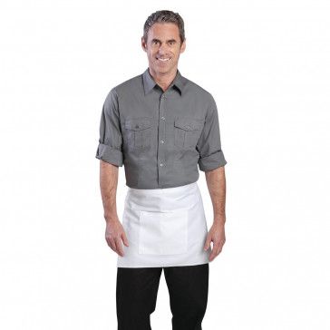 Uniform Works Mens Pilot Shirt Grey M