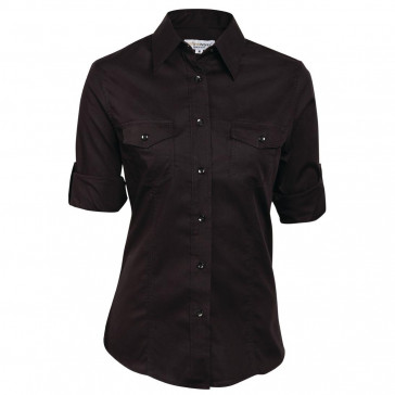 Uniform Works Womens Pilot Shirt Black 2XL