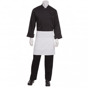 Chef Works Half Bistro Apron White