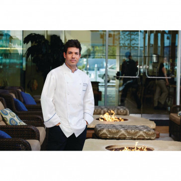 Chef Works Carlton Premium Unisex Chefs Jacket White 34