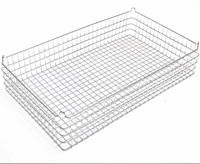 30x18x6 (25x25) 304 Stainless Steel Stacking Wire Tray