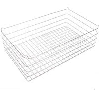 30x18x9 (25x25) 304 Stainless Steel Stacking Wire Tray