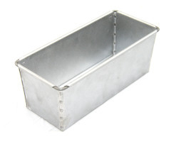 800g Open Loaf Bread Tin Single - Alusteel