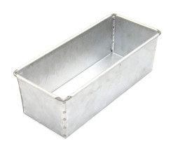 800g Open Loaf Bread Tin Single - Alusteel