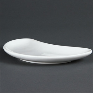 Olympia Whiteware Crescent Salad Plates 200mm