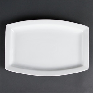 Olympia Whiteware Rectangular Plates 320mm