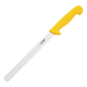 Hygiplas Serrated Slicer Yellow 25.5cm