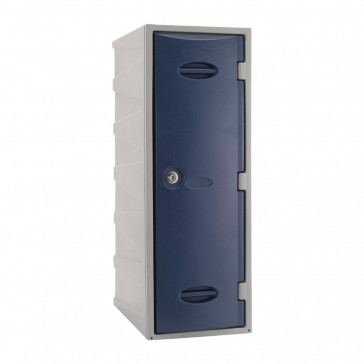 Extreme Plastic Single Door Locker Camlock Blue 900mm