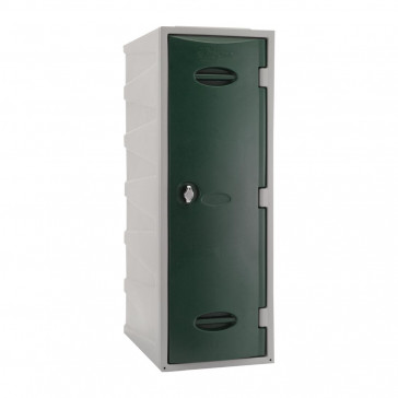 Extreme Plastic Single Door Locker Hasp and Staple Lock Green 900mm