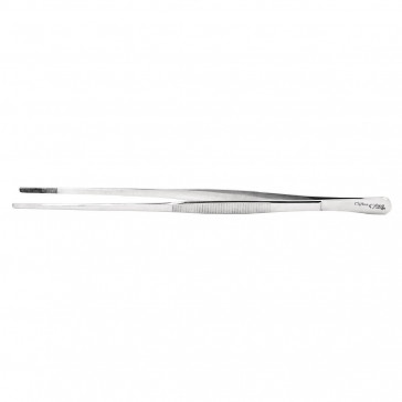 Stainless Steel Round Tip Tweezer Tongs 300mm