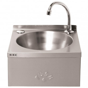 Basix Stainless Steel Knee Operated Hand Wash Basin