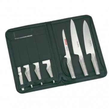 Global 7 Piece Knife Set with Case