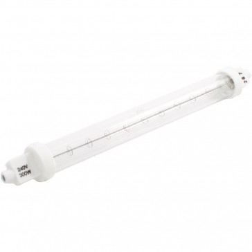 220mm Jacketed IR Quartz Heat Bulb 500W