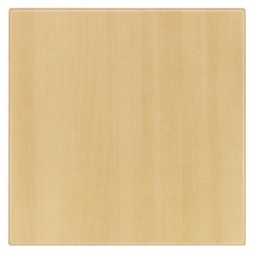 Werzalit Square Table Top Planked Beech 600mm
