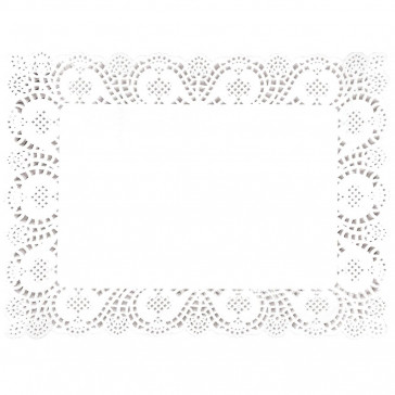 Fiesta Paper Doily Rectangular