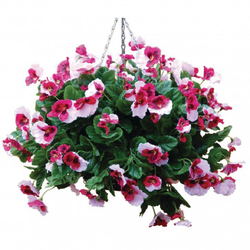 22" Plain Light Pink Pansy Ball