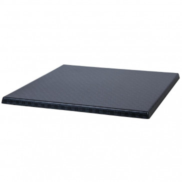 Werzalit Square Table Top Rattan Anthracite 700mm