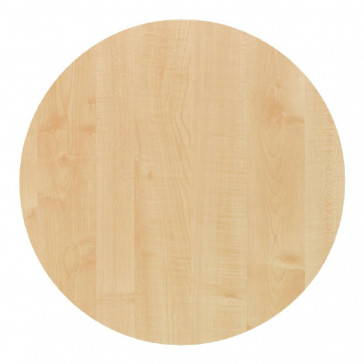 Werzalit Round Table Top Maple 800mm