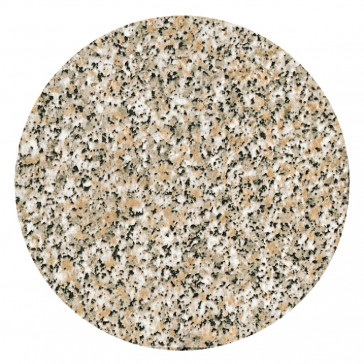 Werzalit Round Table Top Granite 600mm