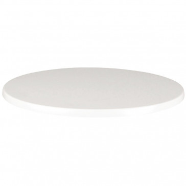Werzalit Round Table Top White 700mm