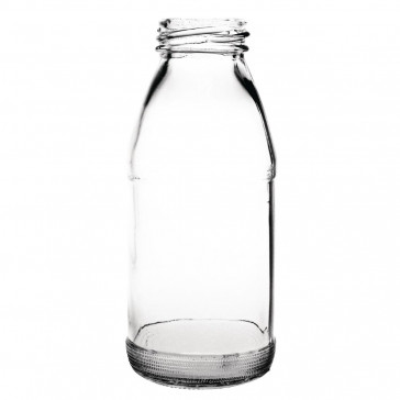 Olympia Glass Milk Bottle 200ml