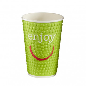 Huhtamaki Enjoy Double Wall Disposable Hot Cups 16oz