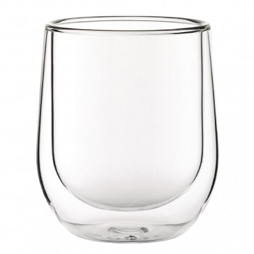 Double Walled Latte Glass 270ml