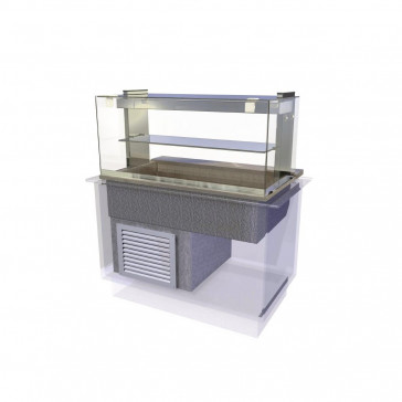 Kubus Drop In Chilled Deli Serve Over Counter 1175mm