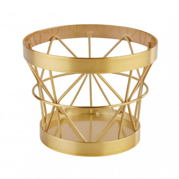 APS Plus Metal Basket Gold Brushed 80 x 105mm