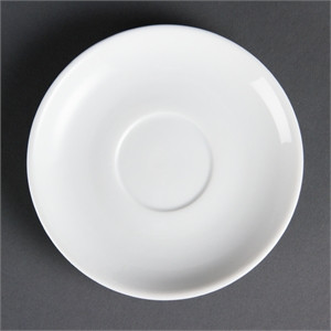 Olympia Whiteware Stacking Saucers