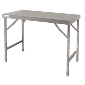 Vogue Stainless Steel Folding Table