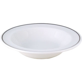 Churchill Black Line Rimmed Fruit Bowl